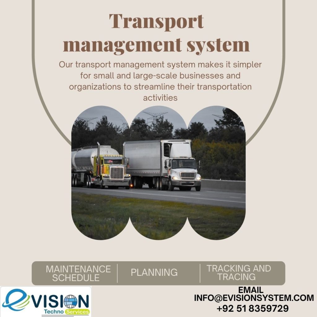 Transport management system logistic software