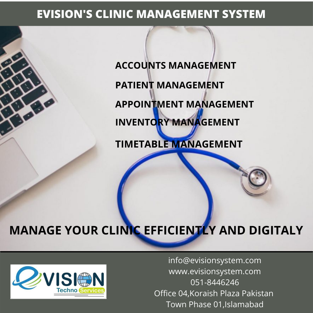 Evision clinic management software