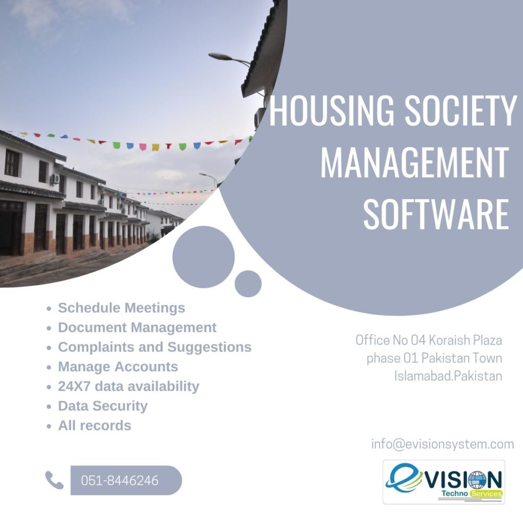 Housing society administration software